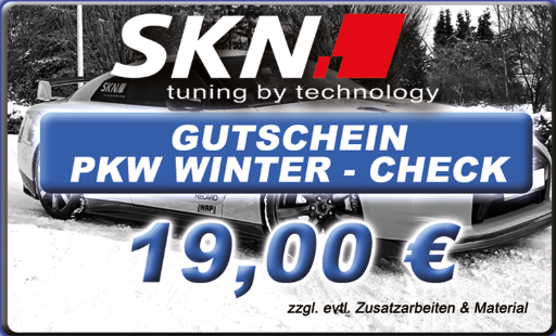 Gutschein - PKW Winter Check - bitte drucken und mitbringen